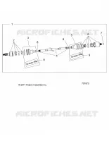 DRIVE TRAIN, REAR HALF SHAFT