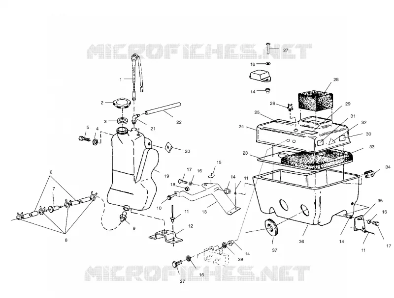 OIL TANK   AIR BOX