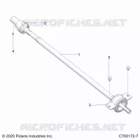 DRIVE TRAIN, REAR PROP SHAFT