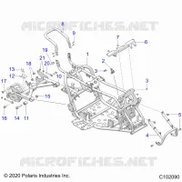 CHASSIS, FRAME ASM AND SWINGARM
