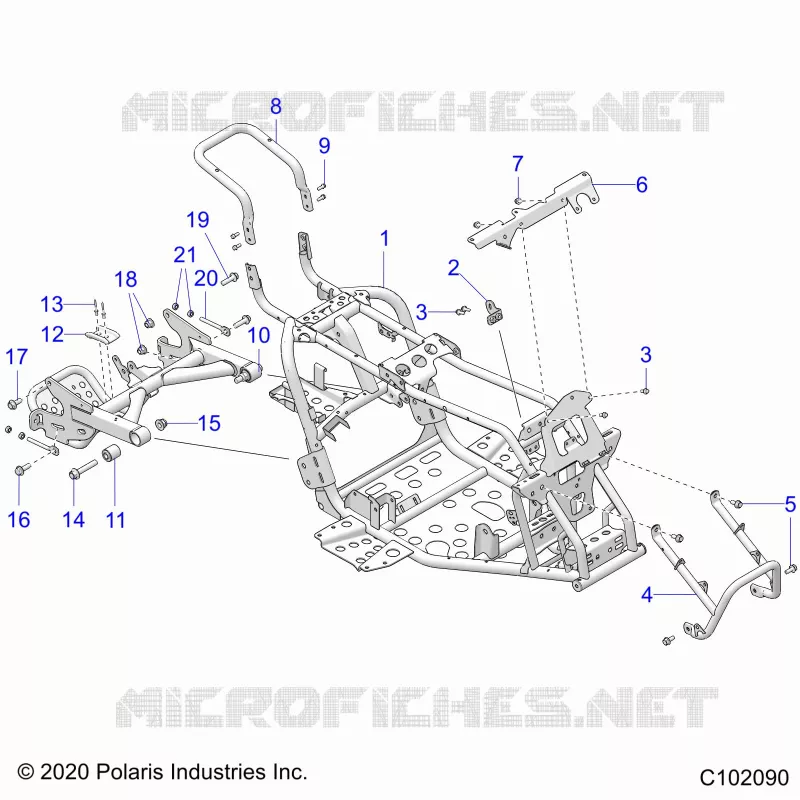 CHASSIS, FRAME ASM AND SWINGARM