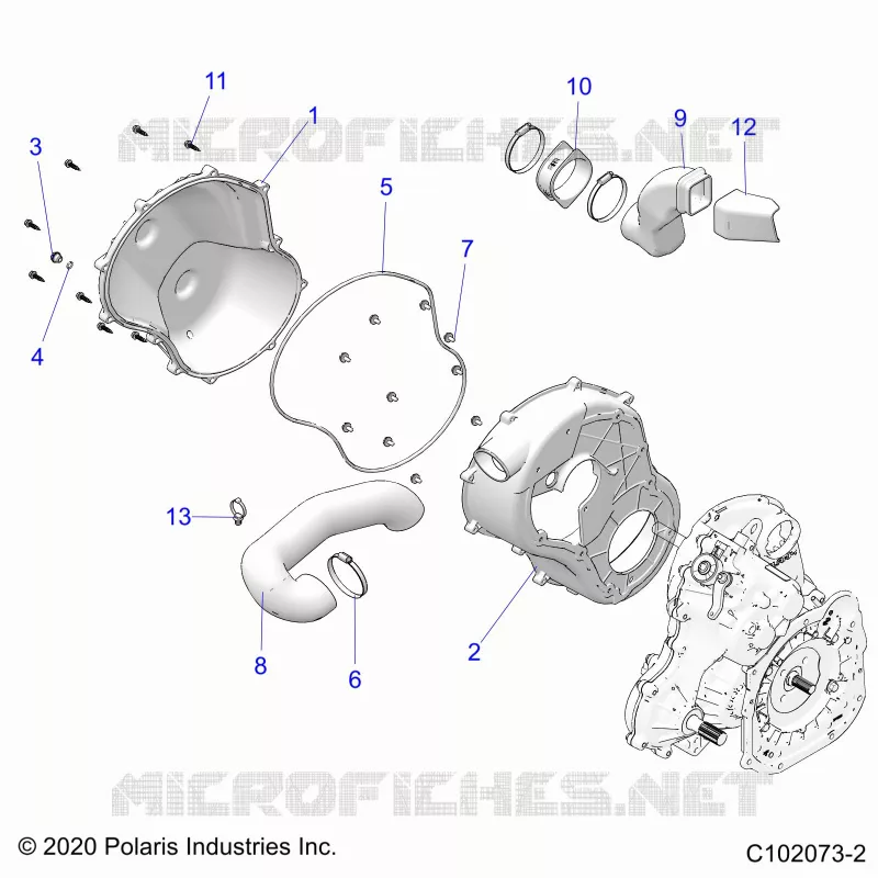 BODY, CLUTCH COVER