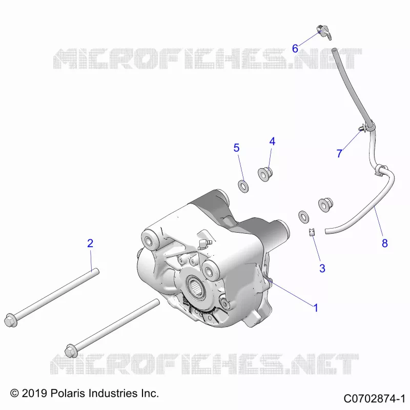 DRIVE TRAIN, FRONT GEARCASE MOUNTING