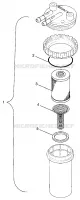 FUEL / WATER SEPARATOR SLTX B974590 AND INTL. SLTX I974590 (4941214121C007)