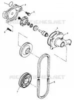WATER PUMP XLT TOURING 0973357 AND EUROPEAN XLT TOURING E973357 (4937723772C010)