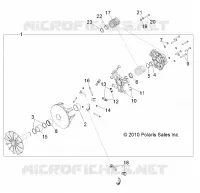 DRIVE TRAIN, PRIMARY CLUTCH