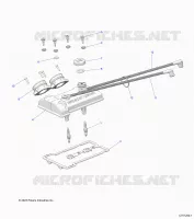 ENGINE, THROTTLE BODY AND VALVE COVER