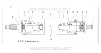 DRIVE TRAIN, FRONT HALF SHAFT