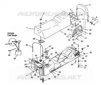 SEAT   GAS TANK ASSEMBLY CLASSIC TOURING 0942875 (4924962496005A)