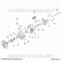 DRIVE TRAIN, PRIMARY CLUTCH