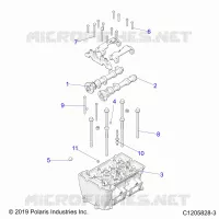 ENGINE, CYLINDER HEAD