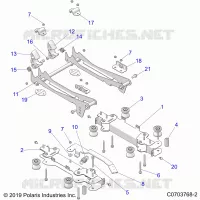SEAT MOUNTING, FRONT