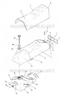 SEAT/GAS TANK ASSEMBLY TRAIL (4921272127005A)