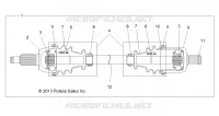 DRIVE TRAIN, FRONT HALF SHAFT
