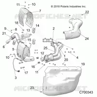 ENGINE, EXHAUST SYSTEM