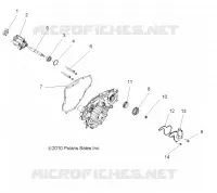 OIL PUMP AND WATER PUMP