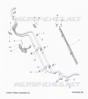 COOLING, HOSE MOUNTING