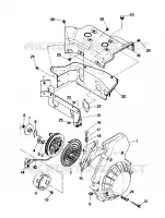 BLOWER HOUSING AND RECOIL STARTER TRAIL (4914161416034A)