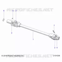DRIVE TRAIN, FRONT PROP SHAFT