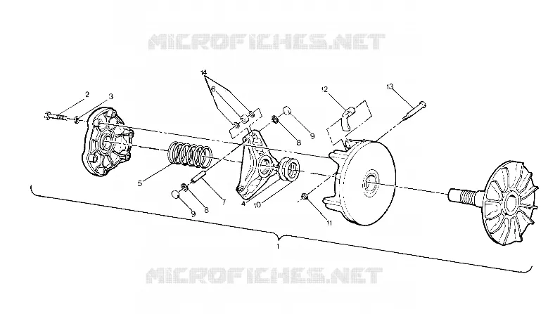 DRIVE CLUTCH ASSEMBLY (4915951595028A)