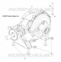 DRIVE TRAIN, REAR GEARCASE MOUNTING
