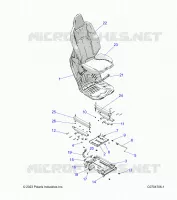 SEAT ASM. AND SLIDER