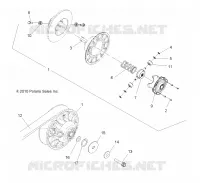 DRIVE TRAIN, SECONDARY CLUTCH