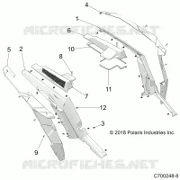 REAR FENDERS AND BEZELS- Z19VDE99NK (C700248-8)