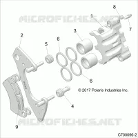FRONT BRAKE CALIPER