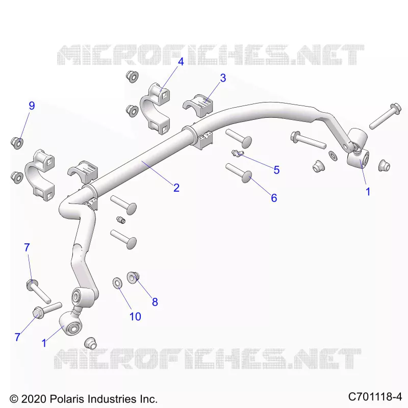 SUSPENSION, REAR STABILIZER BAR