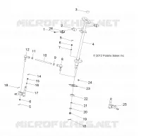 STEERING POST  AND TIE ROD ASM.