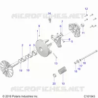 DRIVE TRAIN, PRIMARY CLUTCH