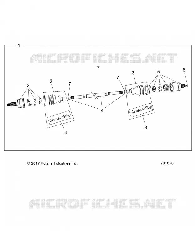DRIVE TRAIN, FRONT HALF SHAFT