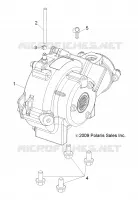DRIVE TRAIN, FRONT GEARCASE MOUNTING
