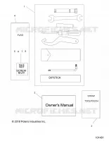 REFERENCES, TOOL KIT AND OWNERS MANUAL