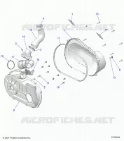 DRIVE TRAIN, CLUTCH COVER AND DUCTING