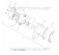 BRAKES, BRAKE FRONT BRAKE CALIPER