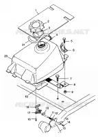 FUEL TANK TRAIL BOSS W98AA25C (4945314531A011)