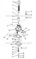 CARBURETOR LITE GT 0953133 AND  EUROPEAN LITE GT E953133 (4928922892C007)