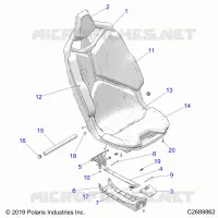 SEAT ASM., FRONT