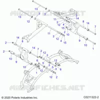 REAR SUSPENSION CONTROL ARM MOUNTING
