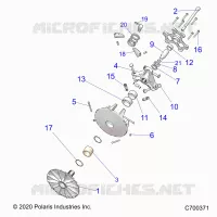 DRIVE TRAIN, PRIMARY CLUTCH