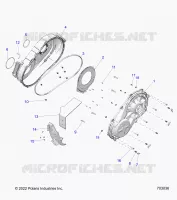 DRIVE TRAIN, CLUTCH COVER, INNER/OUTER