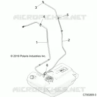 BODY, FUEL LINES, STD.
