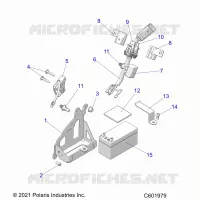 ELECTRICAL, BATTERY, MANUAL START POWER UP COMPONENTS