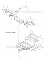 CHASSIS, SHOCK TOWERS