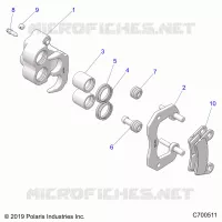 BRAKES, REAR CALIPER