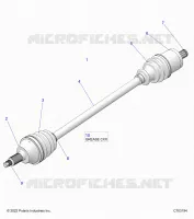 DRIVE TRAIN, FRONT HALF SHAFT