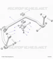SUSPENSION, FRONT, STABILIZER BAR