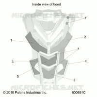 HOOD FOAM/FIBER